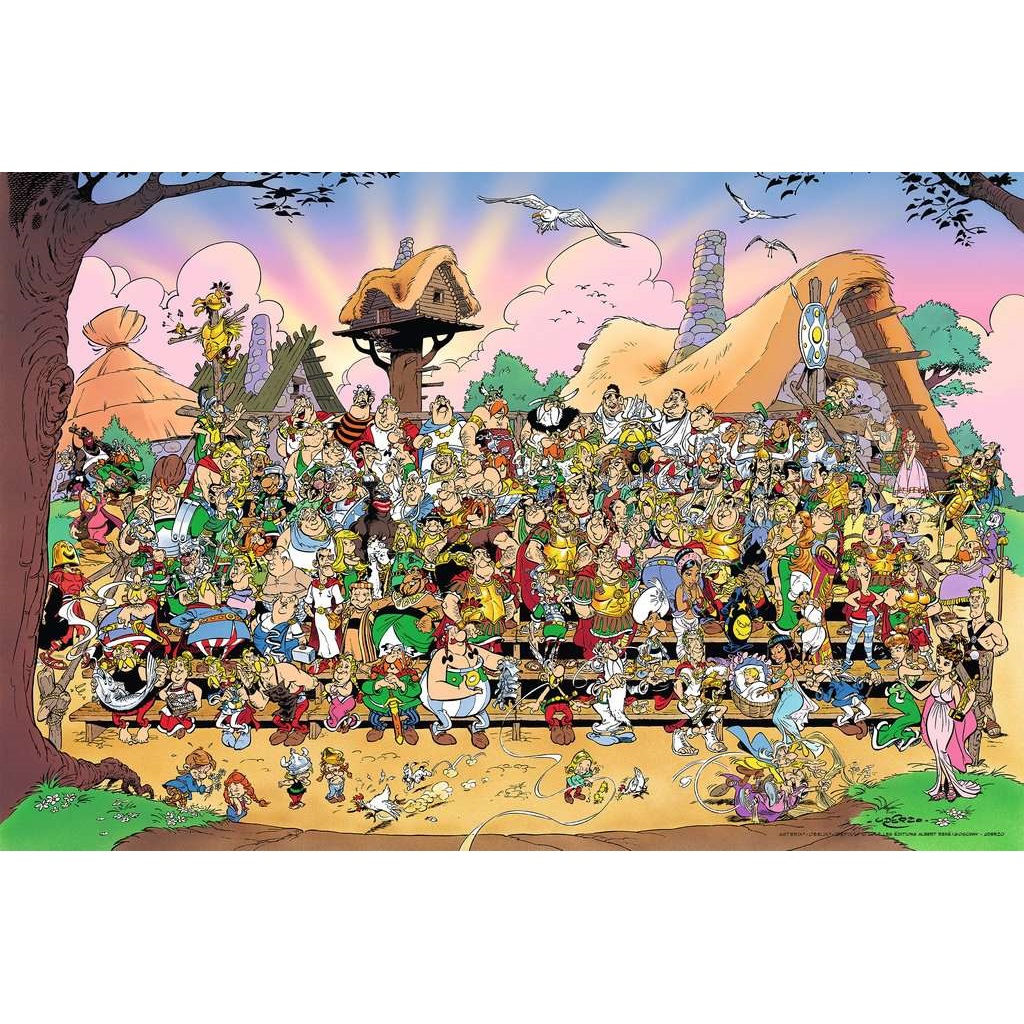 puzzle VINTAGE astérix dargaud 500 p (2) - Rakuten